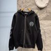 ★超厳選★誰もが欲しがる入手困難なプレミアムなパーカー【CHROME HEARTS】クロムハーツ★男女兼着 ジップアップフーディー 2609AJ250-CH008