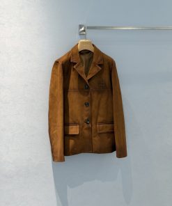 女性ファッション 秋冬新作 ミュウミュウ レザージャケット/アウター 2610DYJ3030-MI033